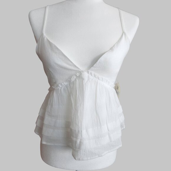 Altar'd State Tops - Gauze-like, Tiered Strappy Baby Doll Tank Top | Medium